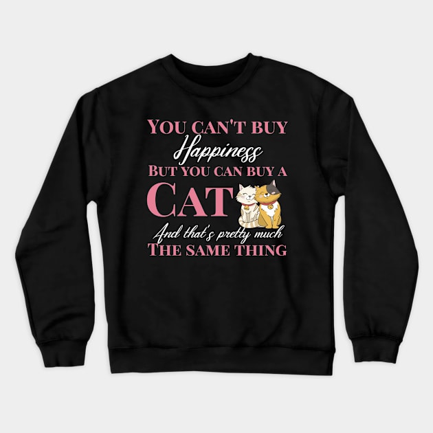 cat lady Crewneck Sweatshirt by Design stars 5